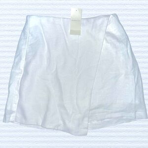 The A&F Scarlett Linen-Blend Wrap Mini Skort | Band New | Size XS